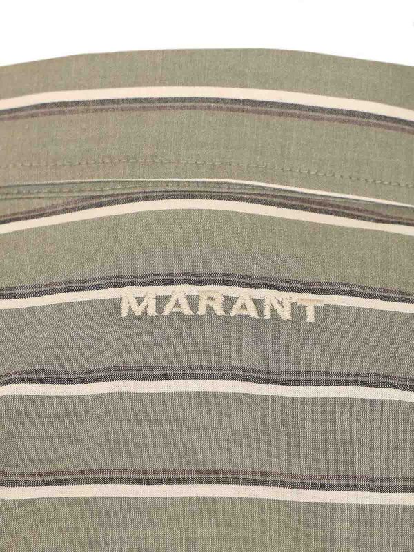 シャツ - 緑 shop online: ISABEL MARANT