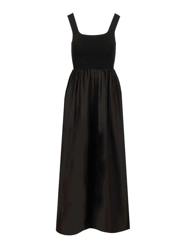 MATTEAU: Knielange Kleider - Knielanges Kleid - Schwarz