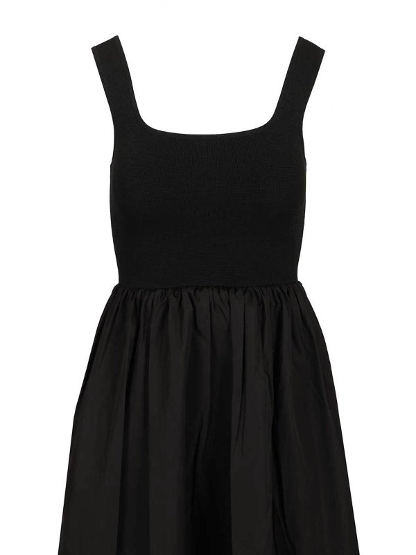 Knielanges Kleid - Schwarz shop online: MATTEAU