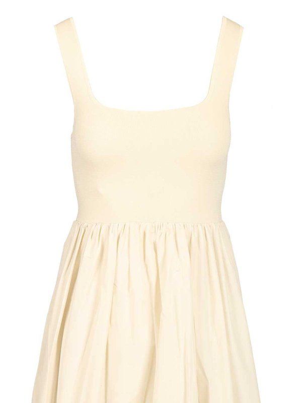 膝丈ドレス - ベージュ shop online: MATTEAU