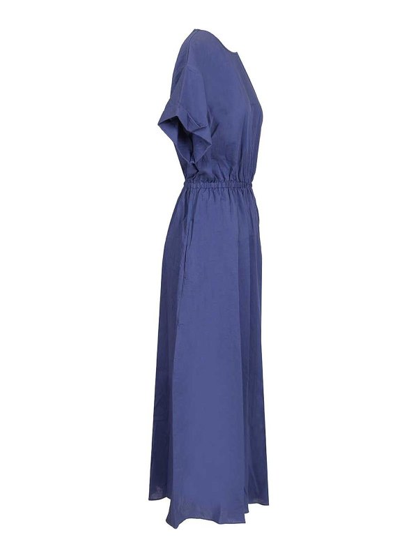 The Best Shops MATTEAU: Knielange Kleider - Knielanges Kleid - Hellblau