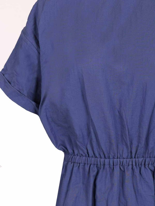 Knielanges Kleid - Hellblau shop online: MATTEAU