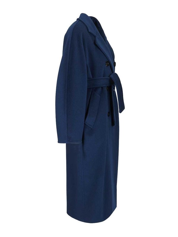 The Best Shops Max Mara: ニーレングスコート - 膝丈コート - ブルー