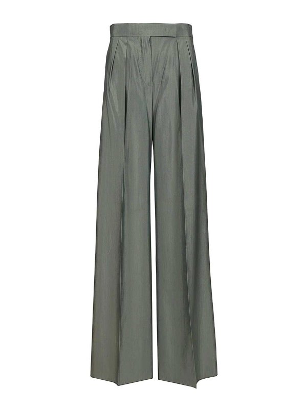Max Mara: カジュアルトラウザー - カジュアルパンツ - 緑