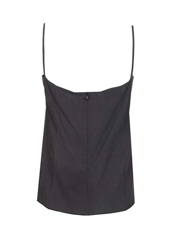 Max Mara: Tops y camisetas sin mangas online - Top - Azul
