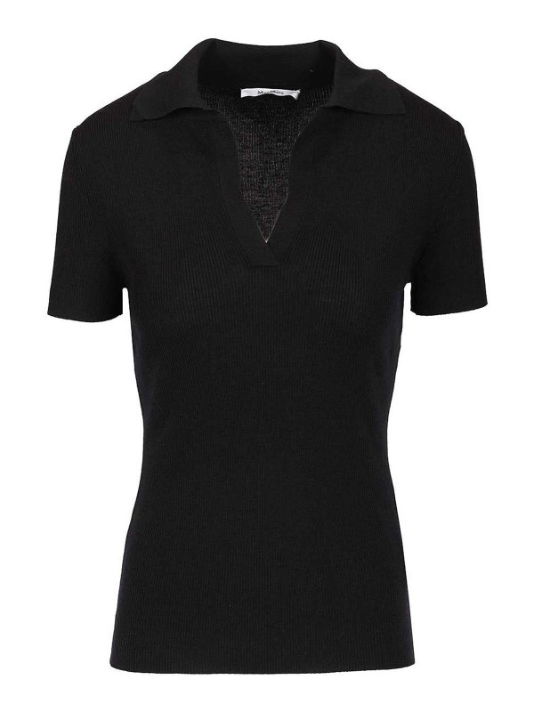 Max Mara: Poloshirts - Poloshirt - Blau