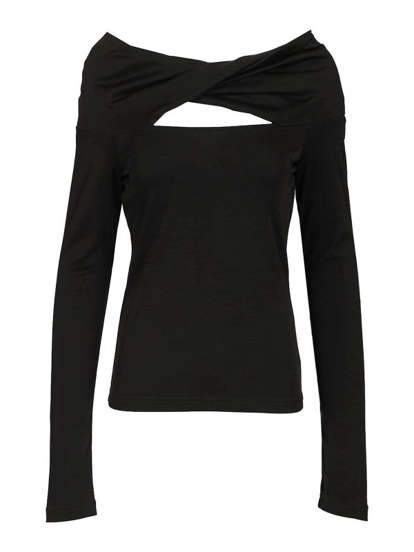 Max Mara: Tops und Tank Tops - Top - Schwarz