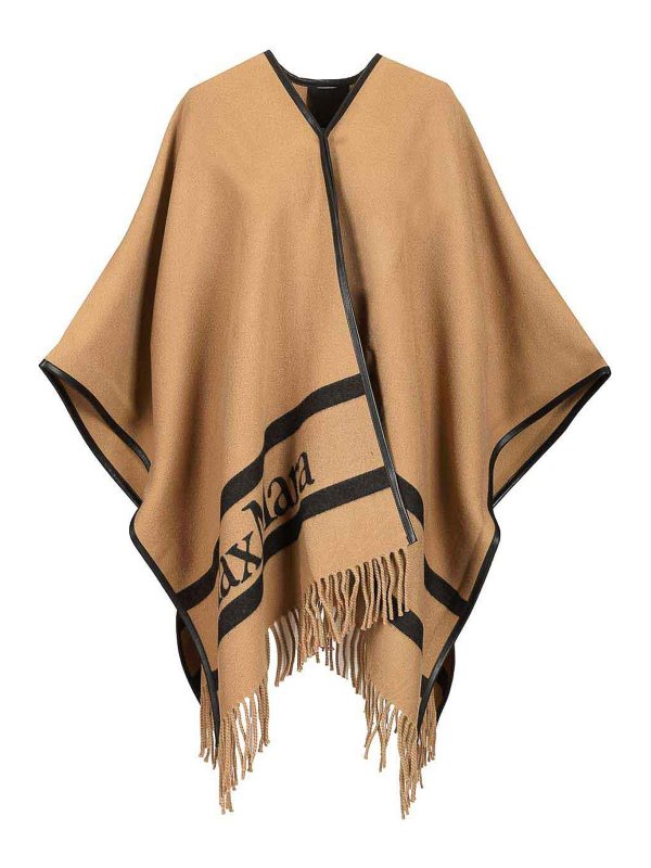 Max Mara: Capas  y Ponchos - Capa - Beis