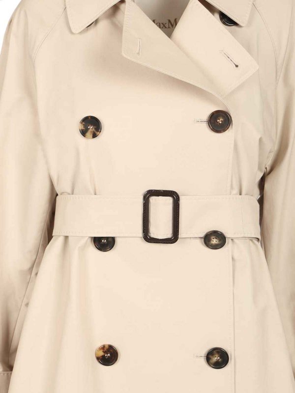 トレンチコート - ベージュ shop online: MAX MARA THE CUBE
