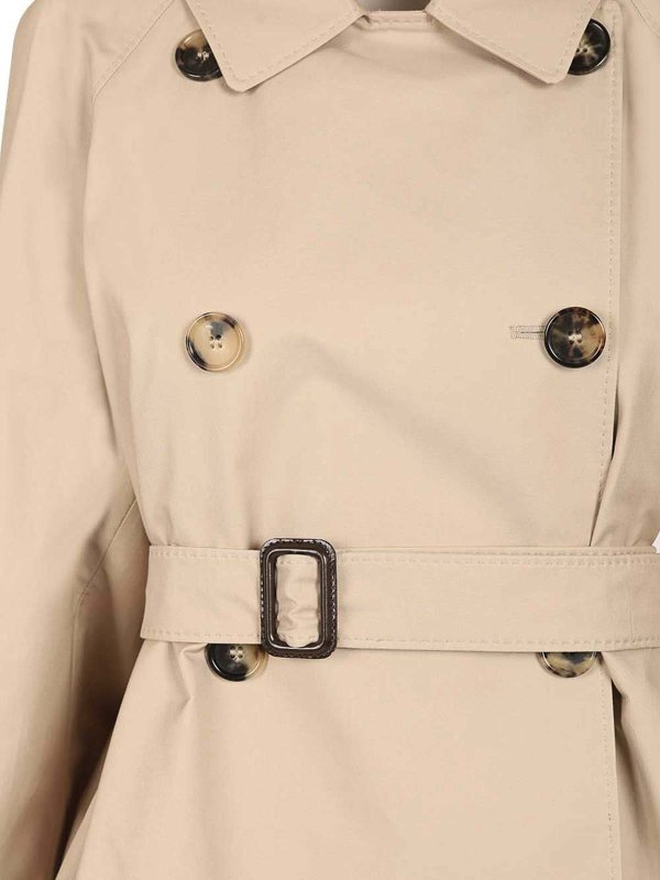 トレンチコート - ベージュ shop online: MAX MARA THE CUBE