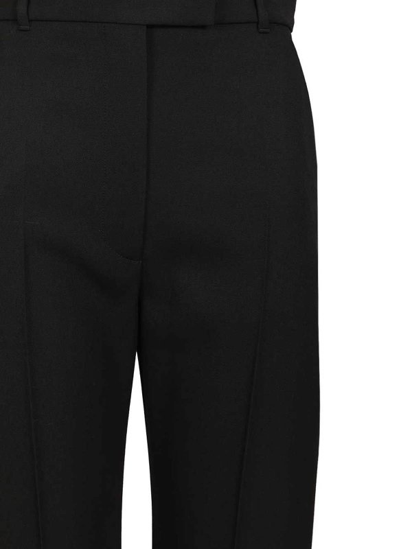 テーラードパンツ - 黒 shop online: ALEXANDER MCQUEEN