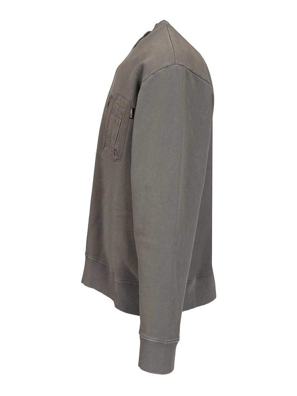 The Best Shops MM6 MAISON MARGIELA: スウェット＆セーター - スウェットシャツ/セーター - グレー