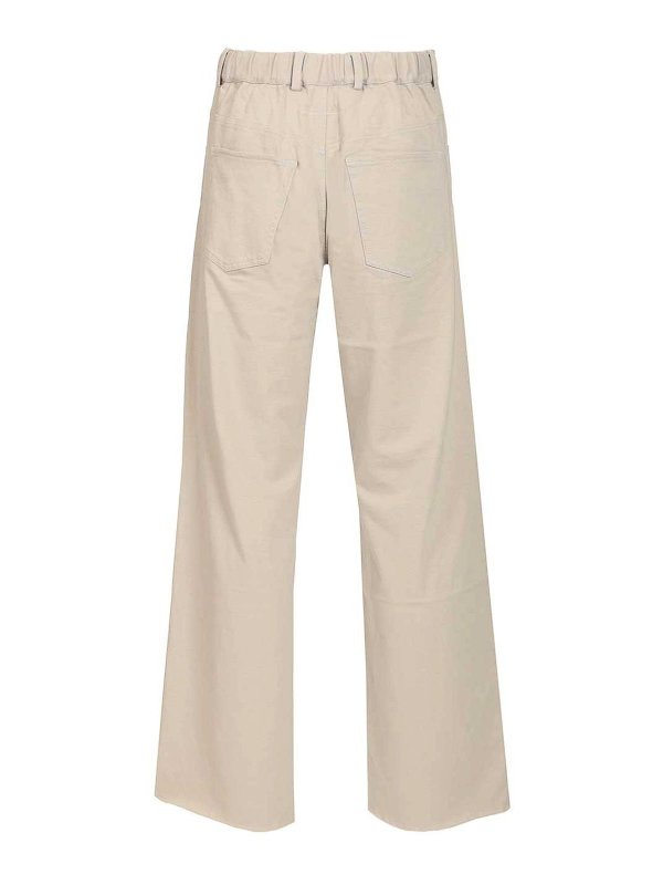 MM6 MAISON MARGIELA: カジュアルトラウザー online - カジュアルパンツ - ベージュ