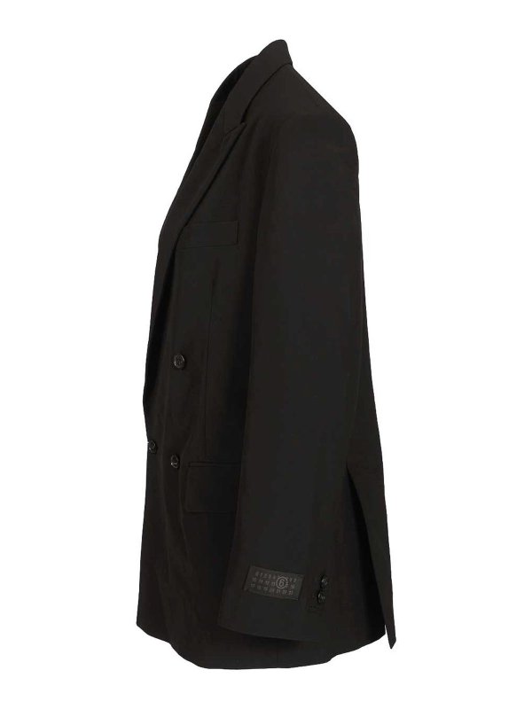 The Best Shops MM6 MAISON MARGIELA: ブレザー - ブレザー - 黒