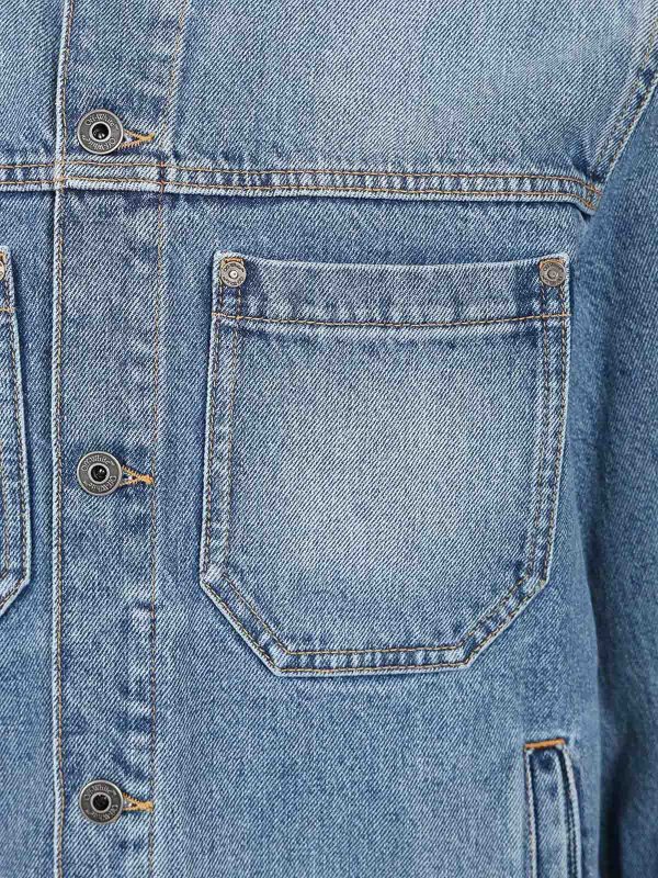 OFF-WHITE buy online Jeansjacke - Hellblau