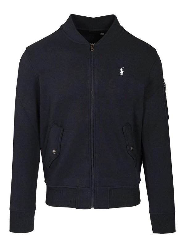POLO RALPH LAUREN: ボンバージャケット - ボンバージャケット - ブルー