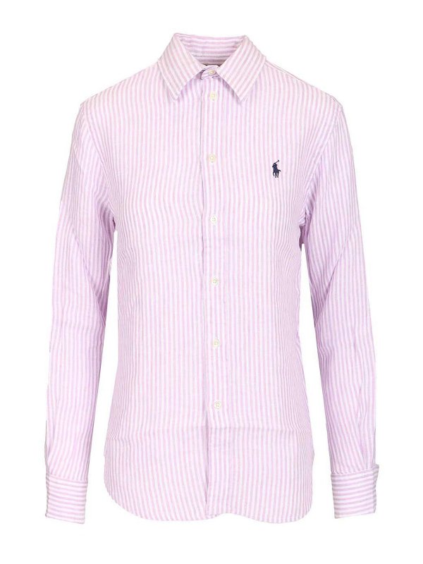 POLO RALPH LAUREN: シャツ - シャツ - ピンク