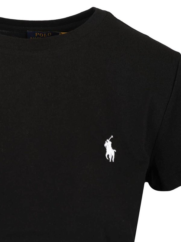Polo Ralph Lauren Cotton T-Shirt - Black - Women|211B14605033