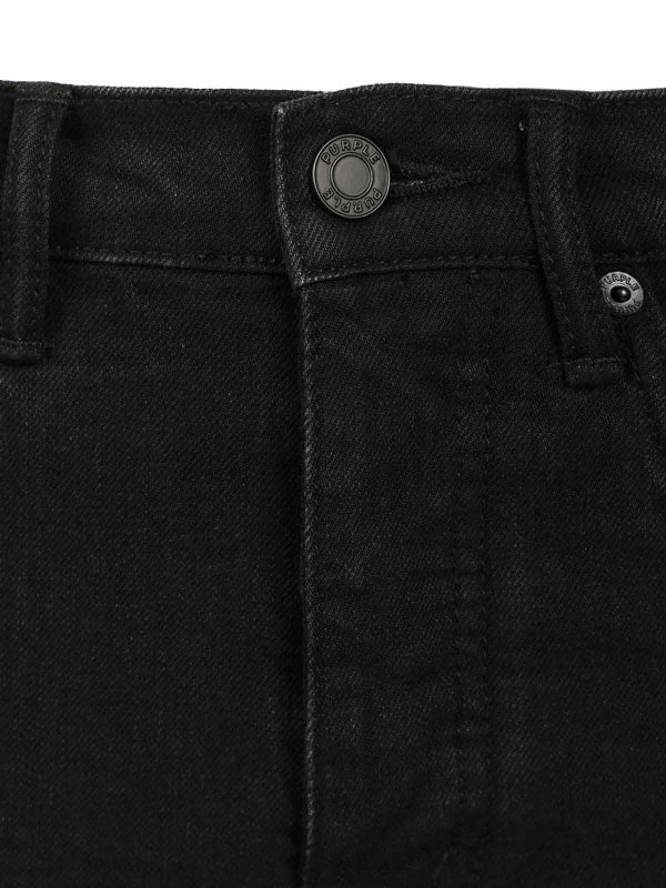 ストレートジーンズ - 黒 shop online: PURPLE BRAND