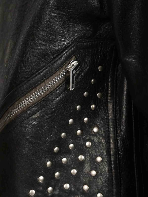 RICK OWENS buy online レザージャケット - 黒