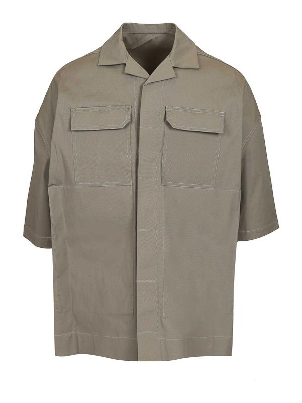 RICK OWENS: Hemden - Hemd - Grün