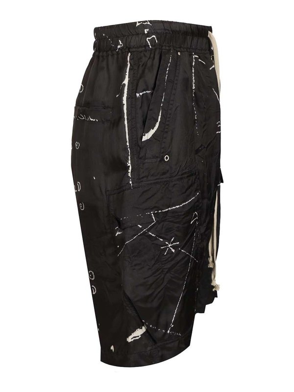 The Best Shops RICK OWENS: トラウザーショーツ - ショートパンツ - 黒