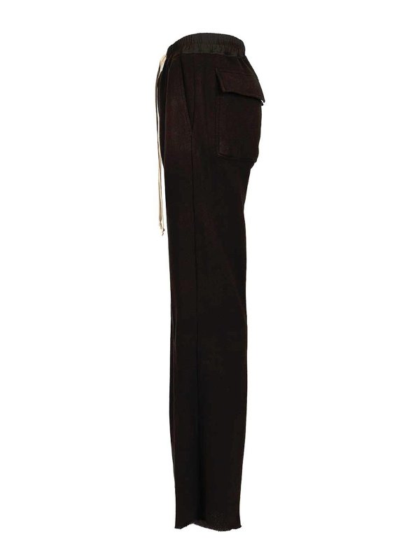 The Best Shops RICK OWENS: カジュアルトラウザー - カジュアルパンツ - 黒