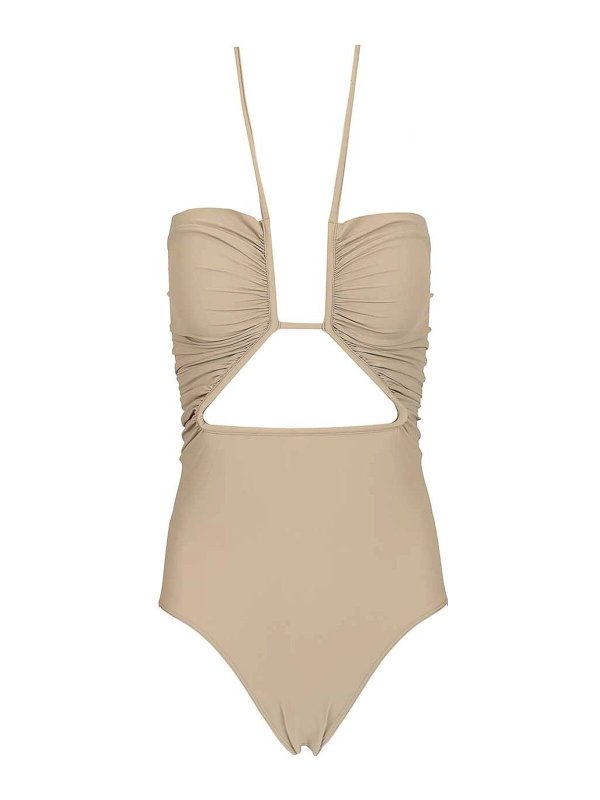 RICK OWENS: Badeanzüge - Badeanzug - Beige