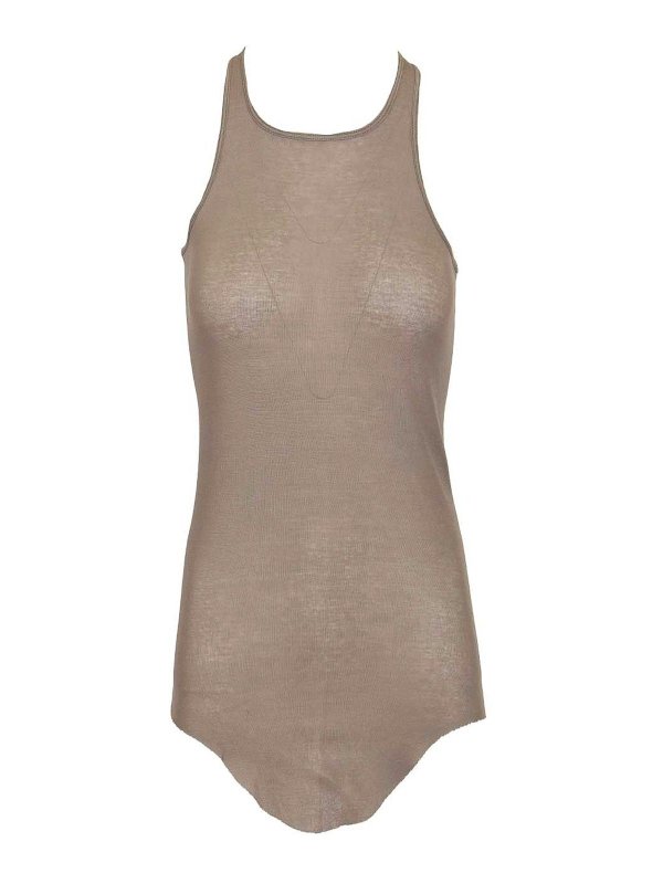 RICK OWENS: Tops y camisetas sin mangas - Top - Beis