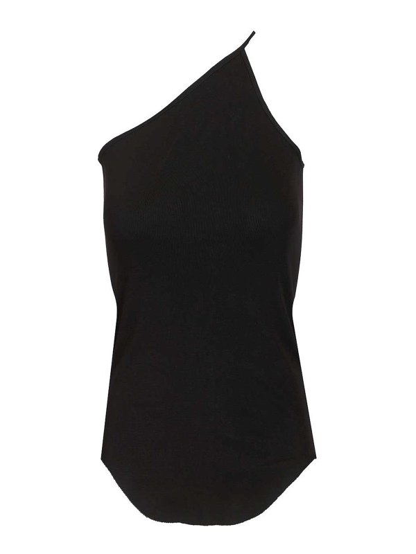 RICK OWENS: Tops y camisetas sin mangas - Top - Negro