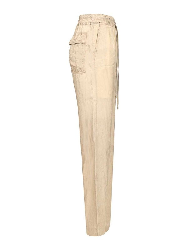 The Best Shops RICK OWENS: カジュアルトラウザー - カジュアルパンツ - ベージュ