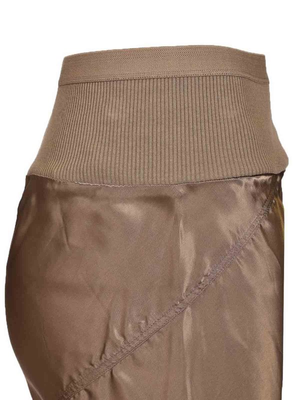 RICK OWENS buy online 膝丈/ミディスカート - ベージュ