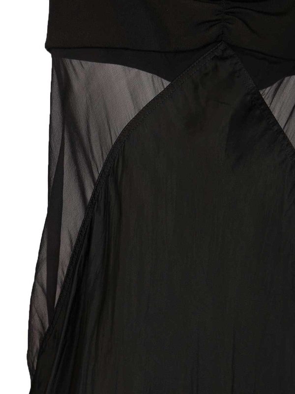 膝丈ドレス - 黒 shop online: RICK OWENS
