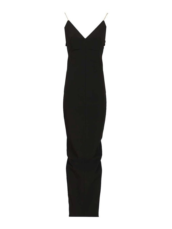 RICK OWENS: マキシドレス - マキシドレス - 黒