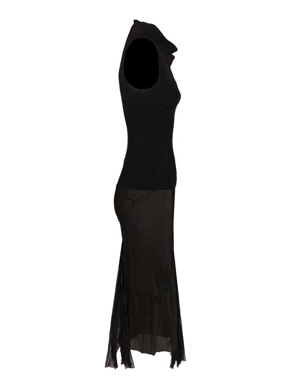 The Best Shops RICK OWENS: ニーレングスドレス - 膝丈ドレス - 黒