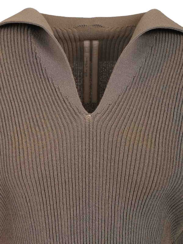 クルーネック - ベージュ shop online: RICK OWENS