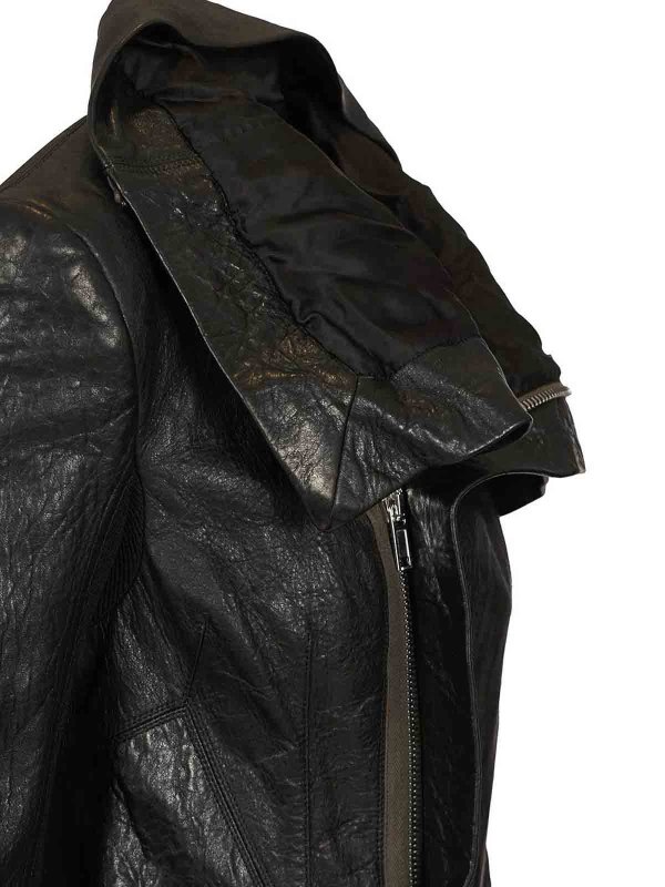 RICK OWENS buy online レザージャケット - 黒