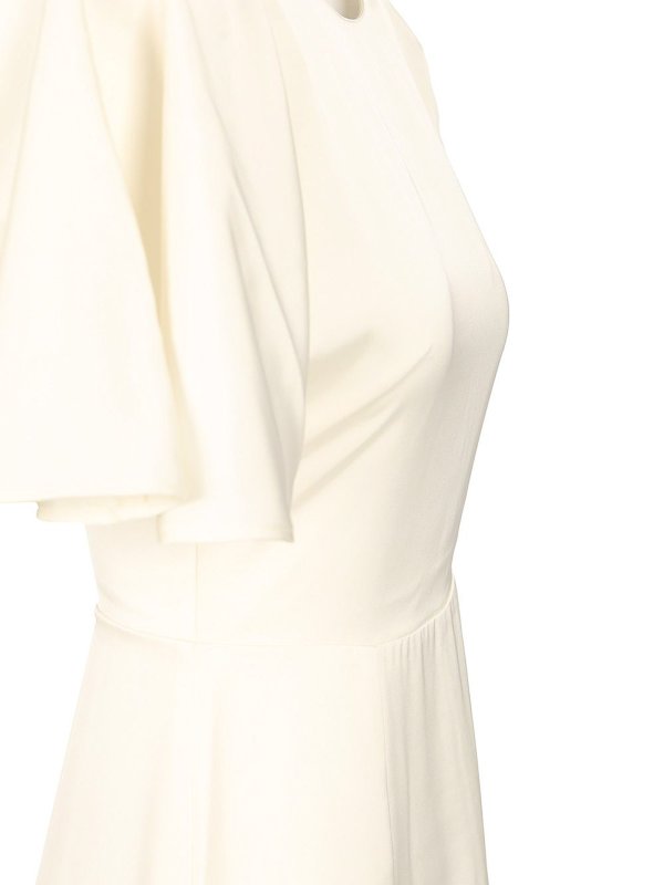 rotate satin midi dress ROTATE Dress Woman color Blue