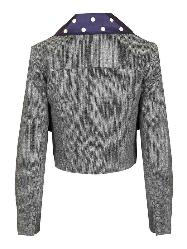 Self Portrait: casual jackets online - Herringbone Jacket