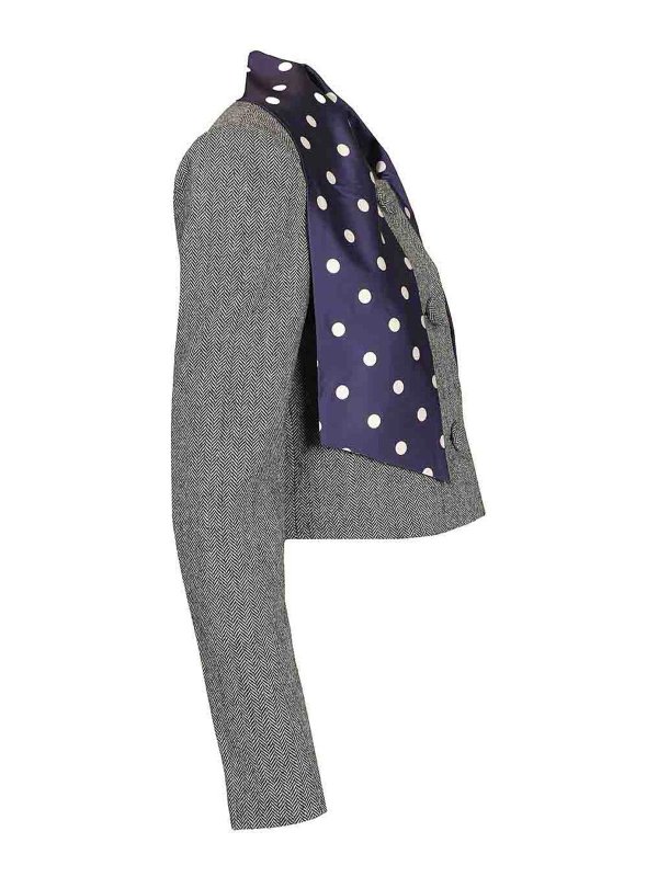 The Best Shops Self Portrait: casual jackets - Herringbone Jacket