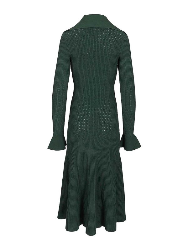Self Portrait: Knielange Kleider online - Knielanges Kleid - Grün