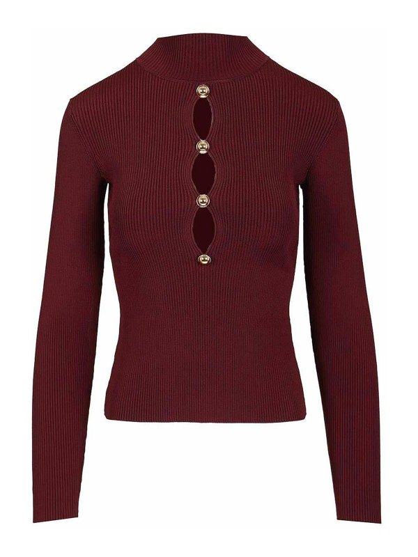 Self Portrait: トップス＆タンクトップ - トップ/タンクトップ - ダークレッド