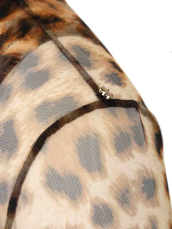 SPORTMAX buy online 膝丈ドレス - アニマル柄