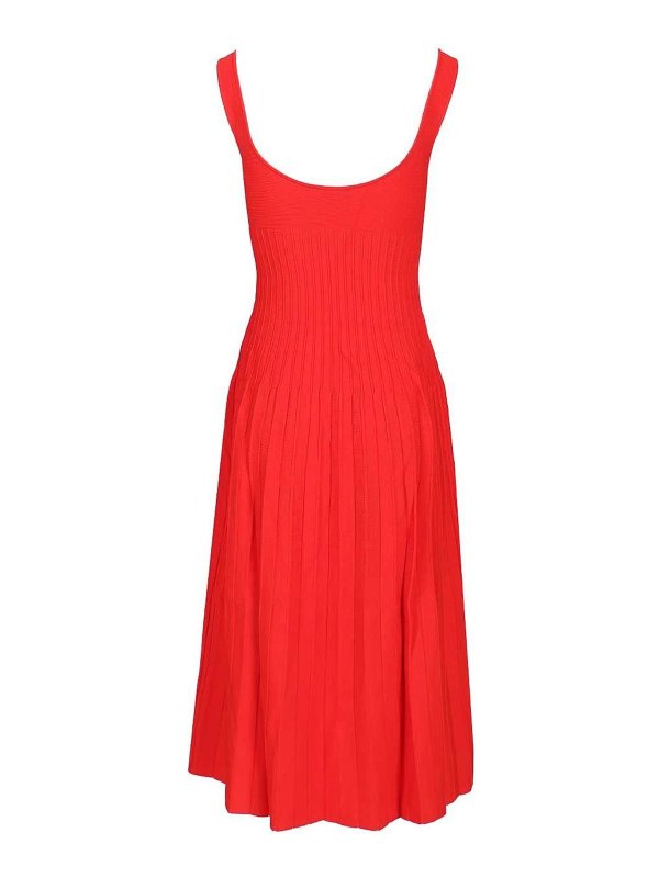 STAUD: ニーレングスドレス online - 膝丈ドレス - 赤