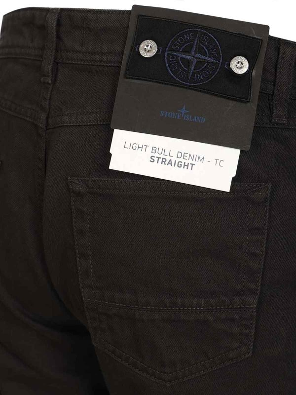 STONE ISLAND buy online Vaqueros Rectos - Negro