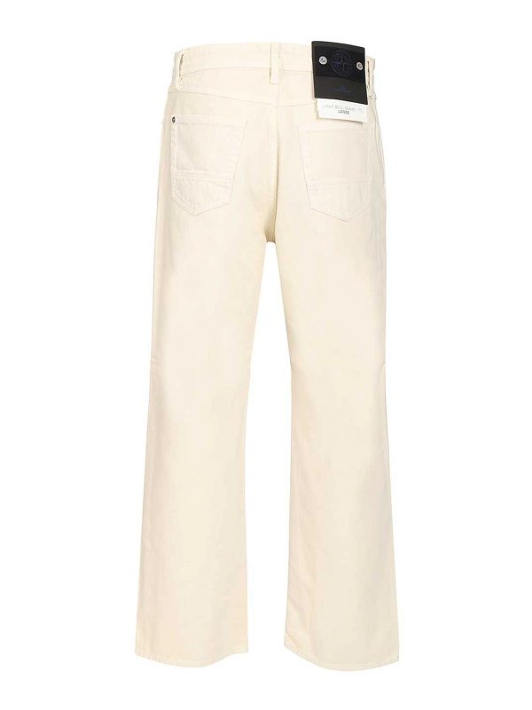 STONE ISLAND: ストレートジーンズ online - ストレートジーンズ - 白