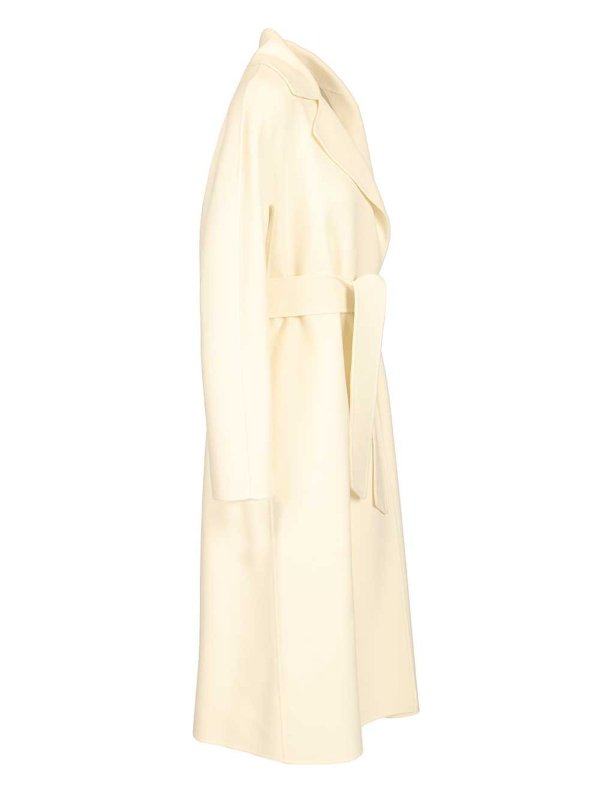 The Best Shops MAX MARA STUDIO: Abrigos semilargos - Abrigo Midi - Blanco