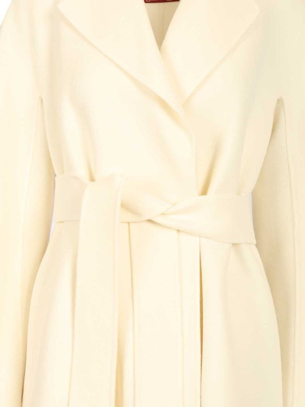 Abrigo Midi - Blanco shop online: MAX MARA STUDIO