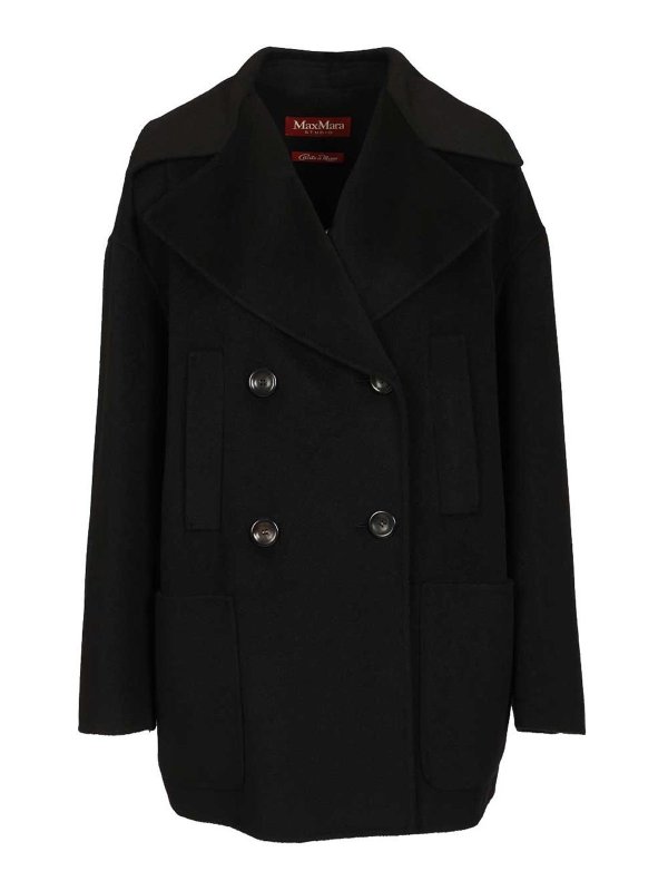 MAX MARA STUDIO: Blazer - Blazer - Negro