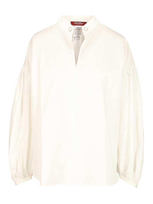 MAX MARA STUDIO: ブラウス - ブラウス - 白